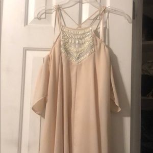 Boutique cold shoulder dress